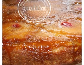 Gâteau renversé à l'ananas