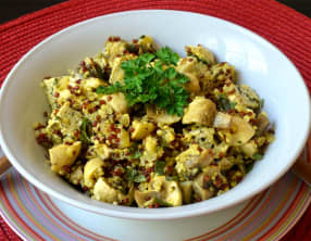 Sauté de champignons au quinoa