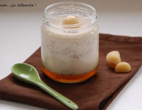Yaourt noisette miel macadamia