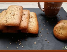 Financiers aux amandes et graines de sésames