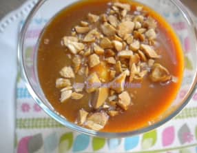 Sundae maison caramel-amandes