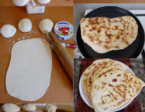 Cheese naans