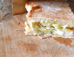 Pizzetta Pommes de terre - Mozzarella - Romarin