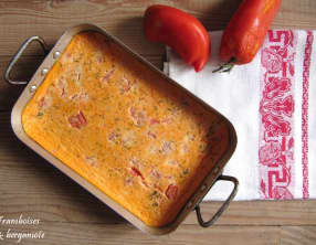 Flan de tomates au yaourt bulgare
