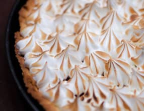 Tarte framboise meringuée