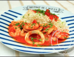 Calamars à la tomate