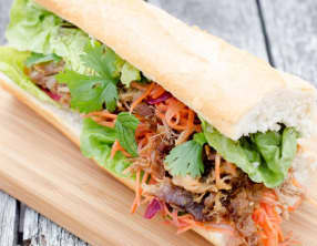 Sandwich Banh Mi au Pulled Pork