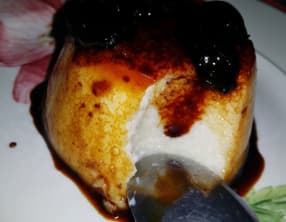 Semoule au lait et à la confiture