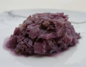 Chou rouge aux lardons