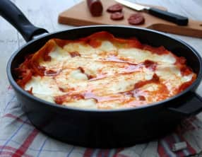 Lasagnes au chorizo