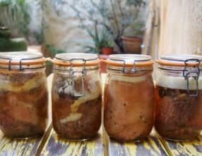 Conserve de jambon blanc