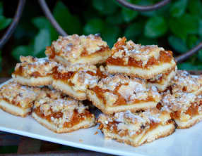 Carrés aux abricots