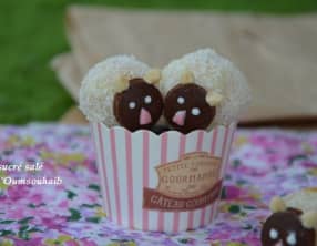 Cake pops mouton