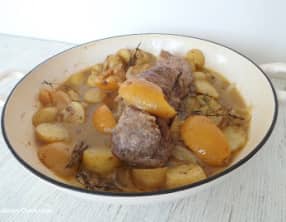 Filet mignon de porc aux citrons confits et ras el hanout