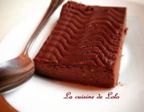 Le fondant au chocolat et mascarpone