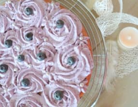 Financier aux myrtilles