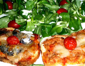 Bruschetta au thon et aux sardines