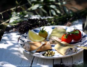 Paccheri farcies au beurre de sardines et câpres
