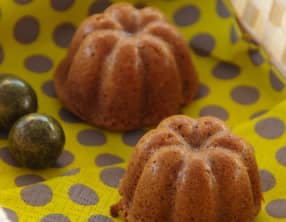 Muffins praliné coeur coulant à la poire