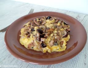 Omelette aux cèpes
