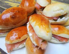 Navettes au saumon fumé