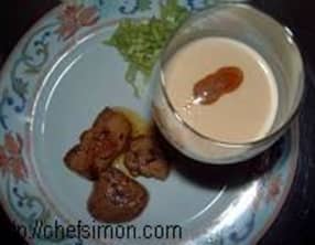 Réaliser un cappuccino de foie gras