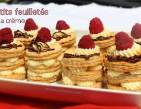 Petits feuilletés à la crème mousseline