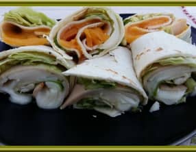 Wrap express façon croque-monsieur