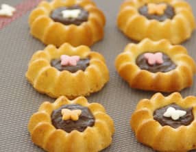 Biscuits de savoie aux ecorces de citron et chocolat