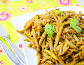 Haricots verts sautés à l’ail