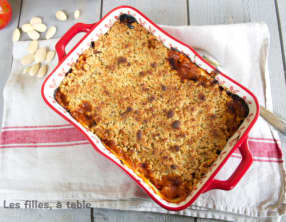 Crumble de tomates aux amandes