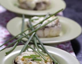 Champignons farcis à l'écrasée de pommes de terre au comté