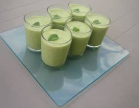 crème de courgette à la fourme d'Ambert