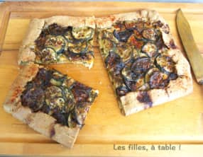 Tarte rustique aux courgettes