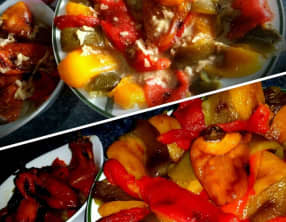 Salade de poivrons grillés