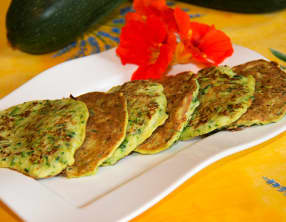 Galettes de courgettes