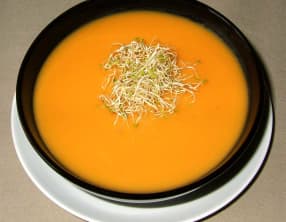 Velouté acidulé de patate douce