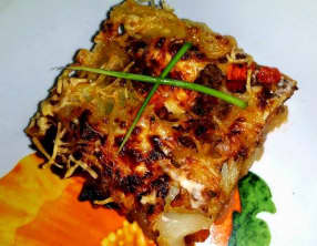 Gratin de pommes de terre à la bolognaise