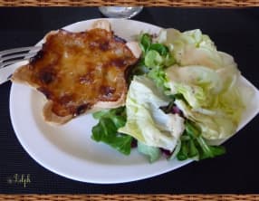 Tartelette béchamel jambon