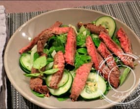 Salade de bœuf au basilic