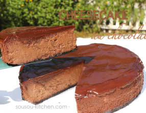 Cheesecake au chocolat