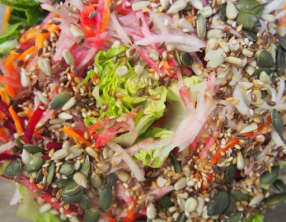 Salade d'automne aux graines