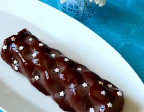 Buche parfaite au chocolat, citron et gingembre