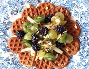 Gaufre aux fruits