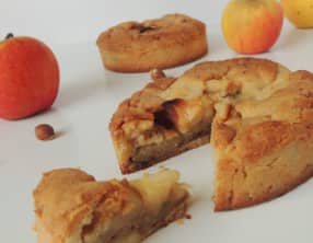 Tarte aux pommes noisettes et miel
