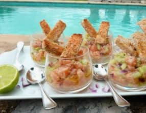 Tartare de saumon