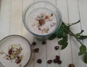 Smoothie d’automne poire et noisettes