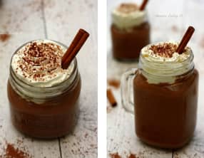 Chocolat chaud onctueux à la cannelle