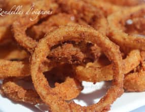 Rondelles d'oignons frites