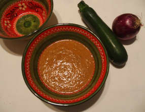 Soupe de légumes et haricots blancs